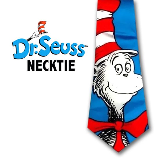 Dr. Seuss ~ The Cat In The Hat ~ Novelty Necktie - Picture 1 of 7